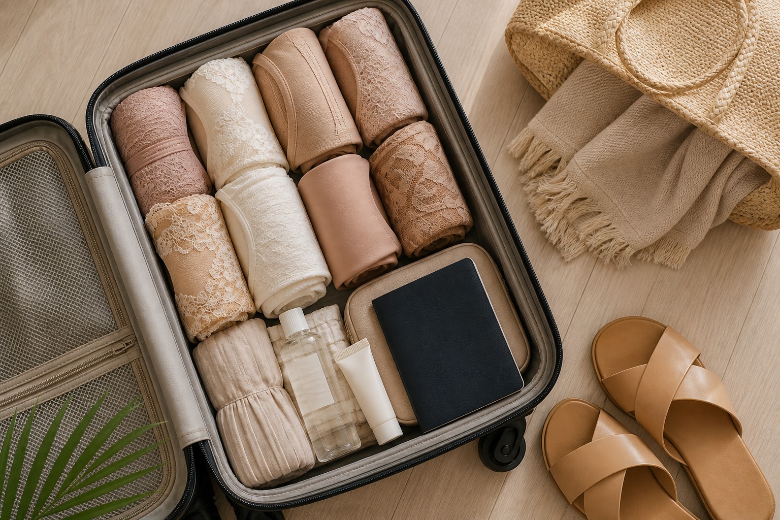 Mẹo pack nội y khi đi du lịch — gọn nhẹ và tiện lợi